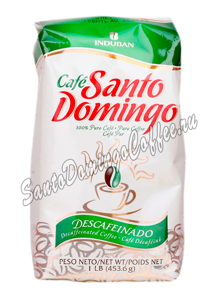 Santo Domingo Puro Cafe Molido без кофеина молотый 454 гр